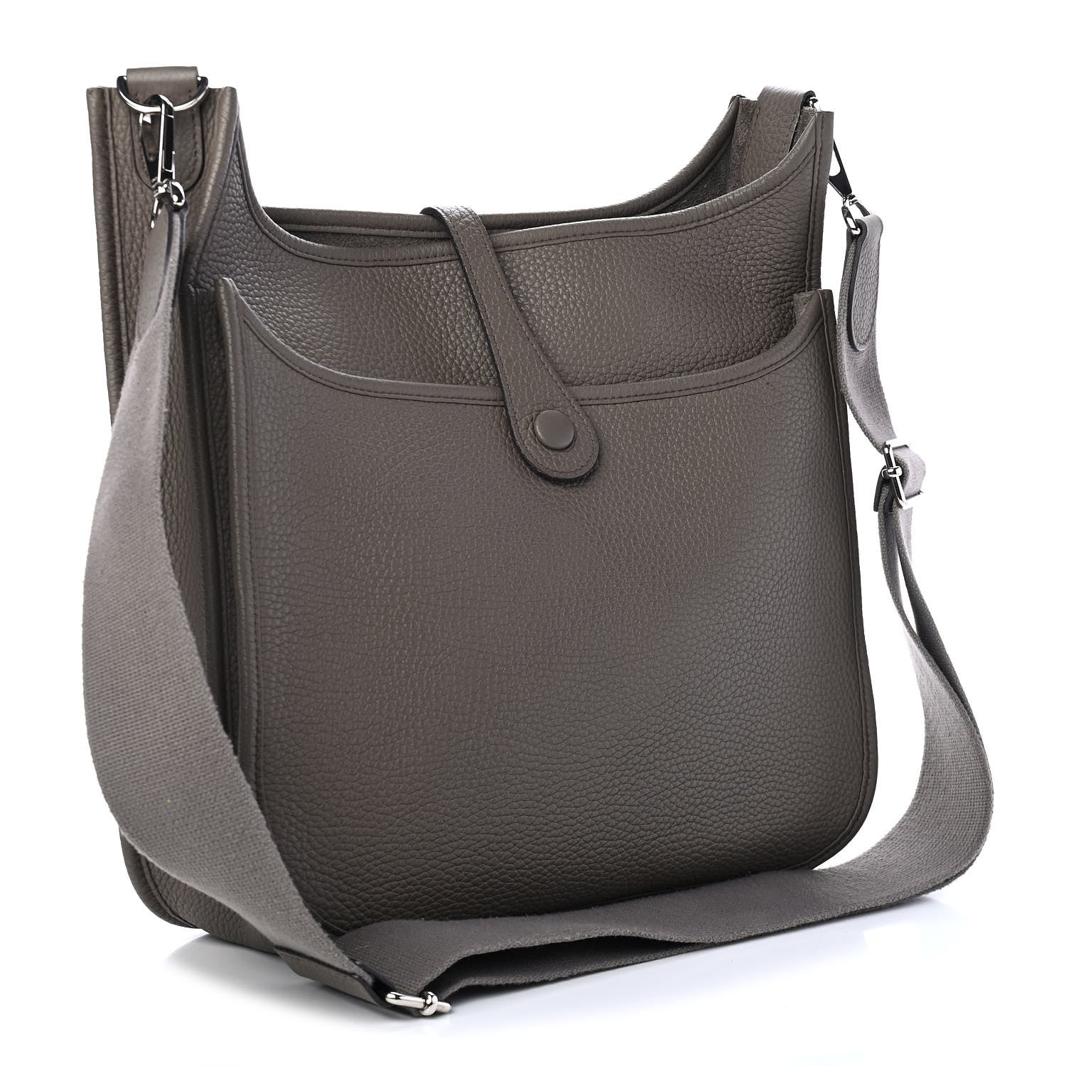 Hermes Taurillon Clemence Evelyne III PM Etain 3 of 9