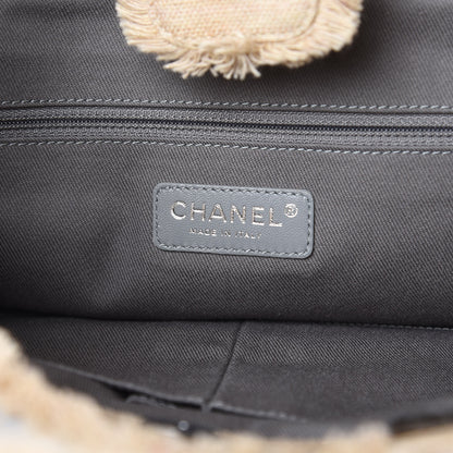 Chanel Canvas Large Graffiti Tote Beige 6 of 9