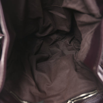 Chloe Grained Calfskin Paddington Tote Burgundy 5 of 10