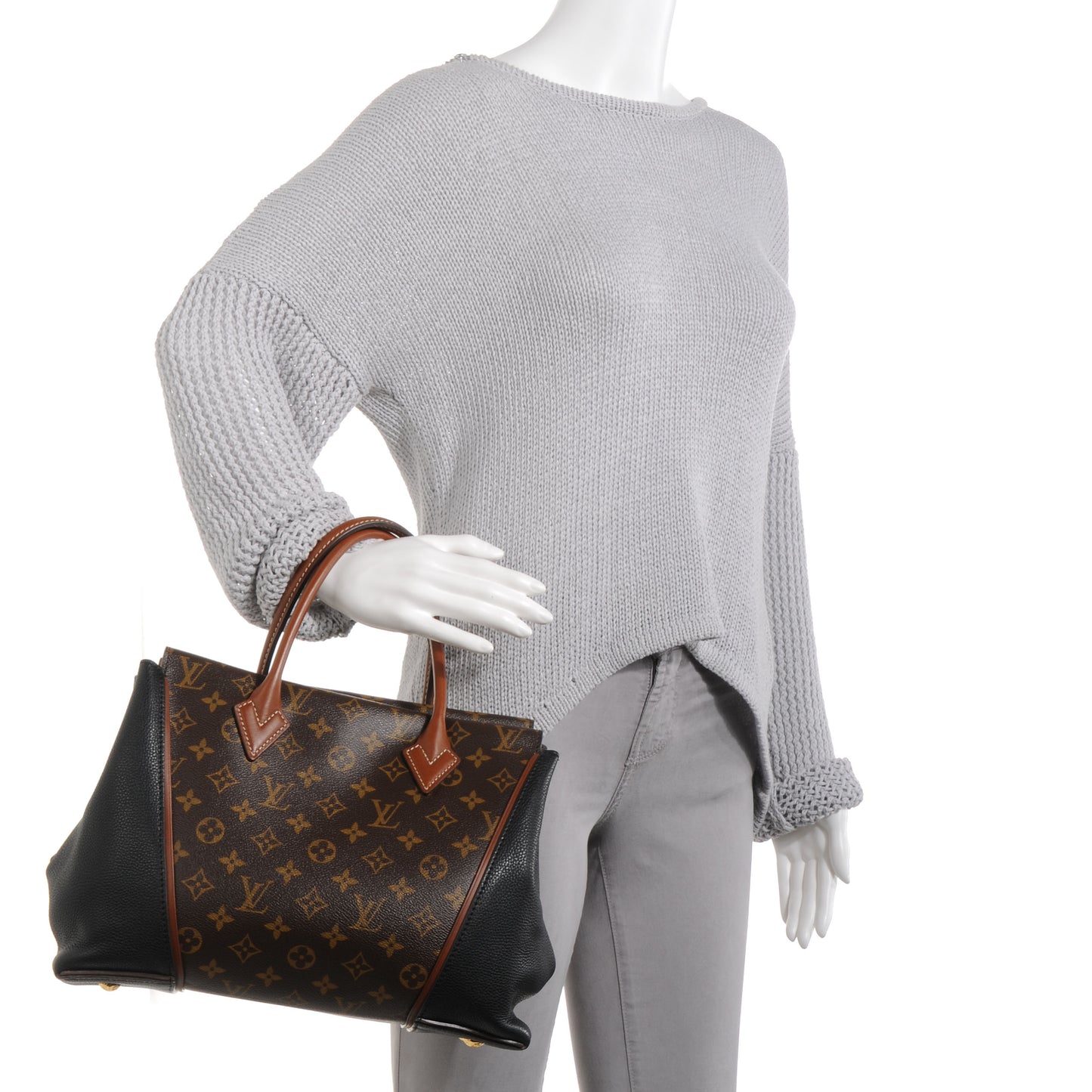 Monogram Tote W PM Black