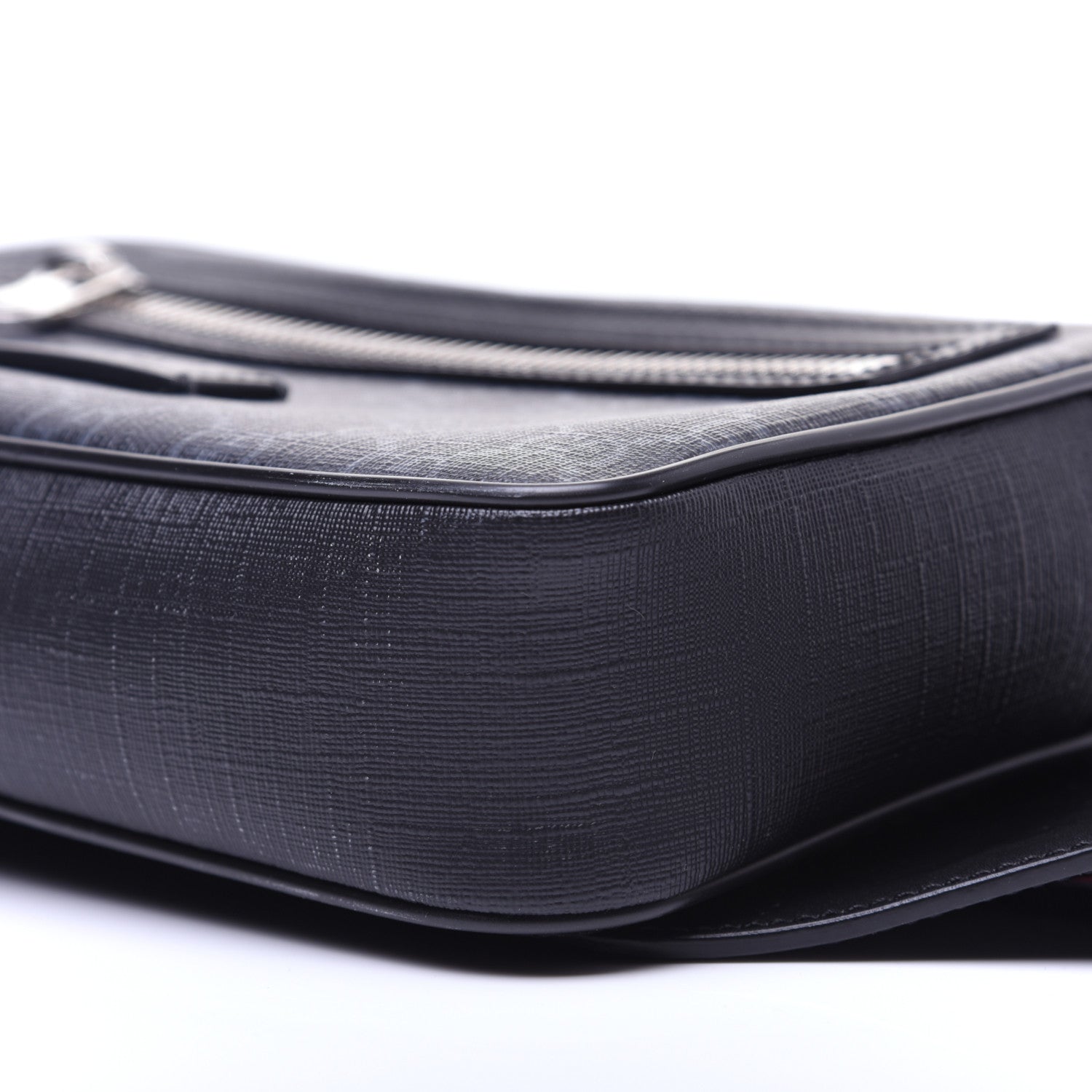Gucci Soft GG Supreme Monogram Web Belt Bag Black Grey 7 of 9