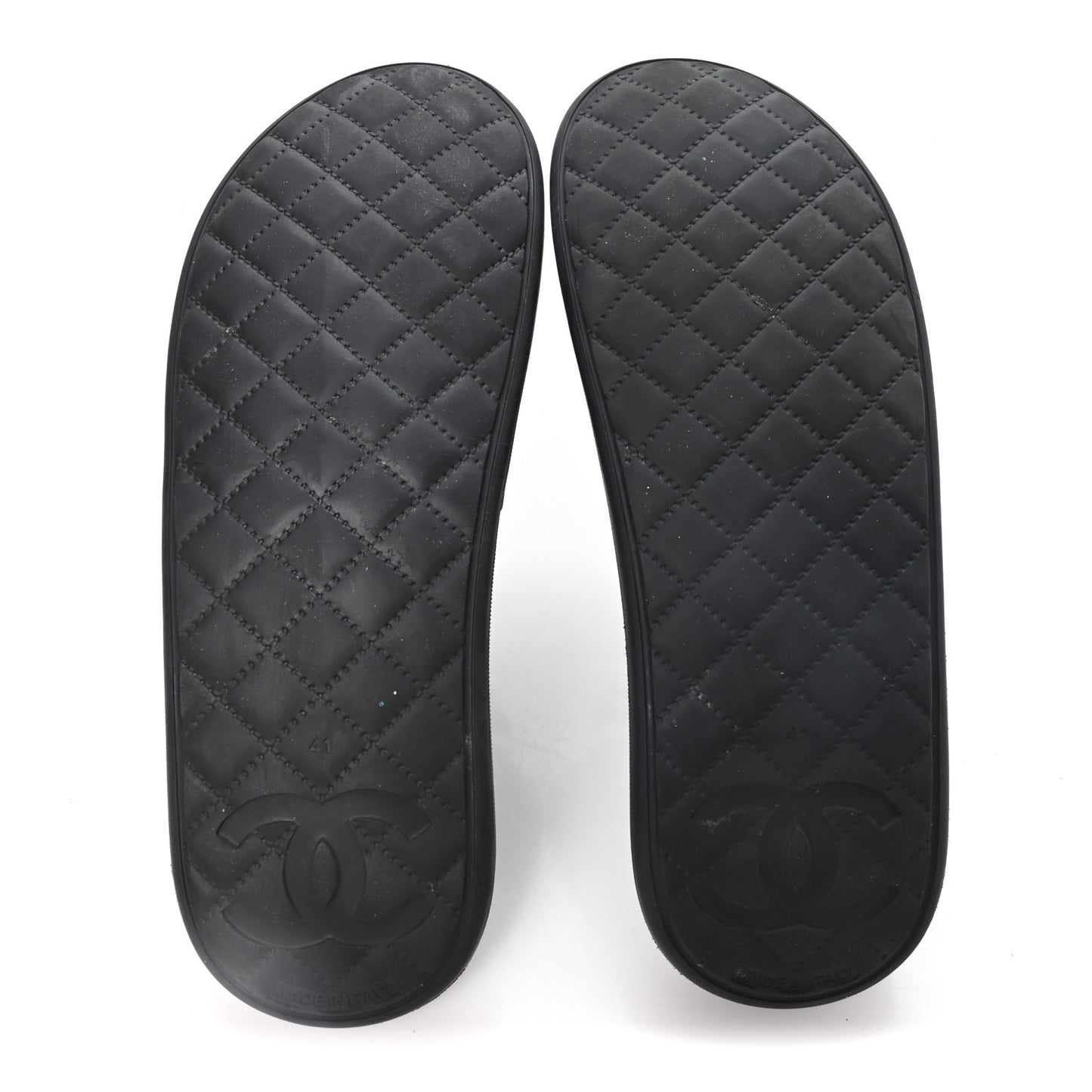 Thermoplastic PVC Camellia Mule Sandals 41 Black