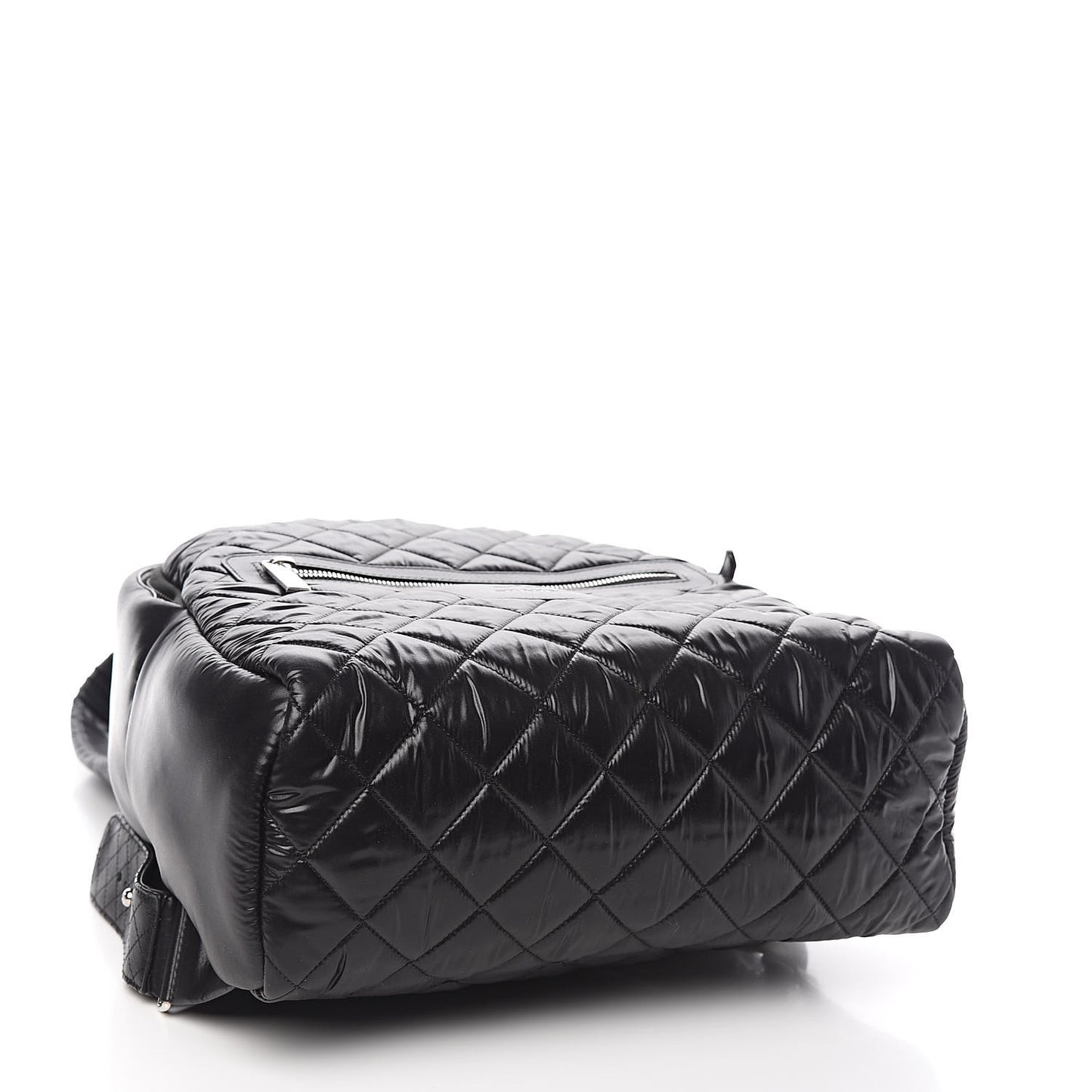 Nylon Quilted Coco Cocoon Backpack Black