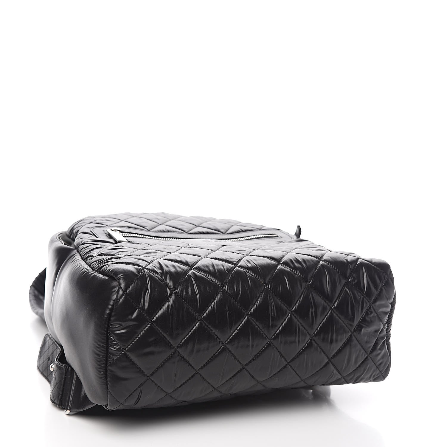 Chanel Nylon Quilted Coco Cocoon Backpack Black 4 of 10