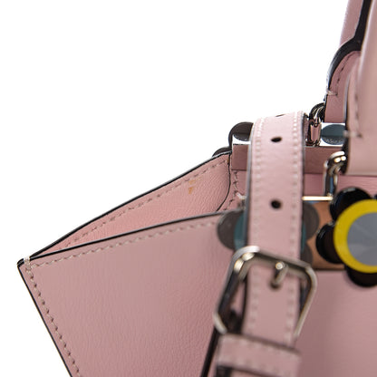Fendi Vitello Dolce Plexiglass Flowerland Studded Mini 3Jours Tote Peonia Multicolor 6 of 9