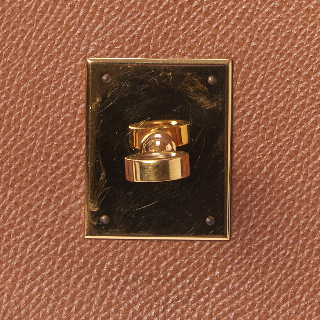 Hermes Courchevel Birkin 35 Gold 22 of 31