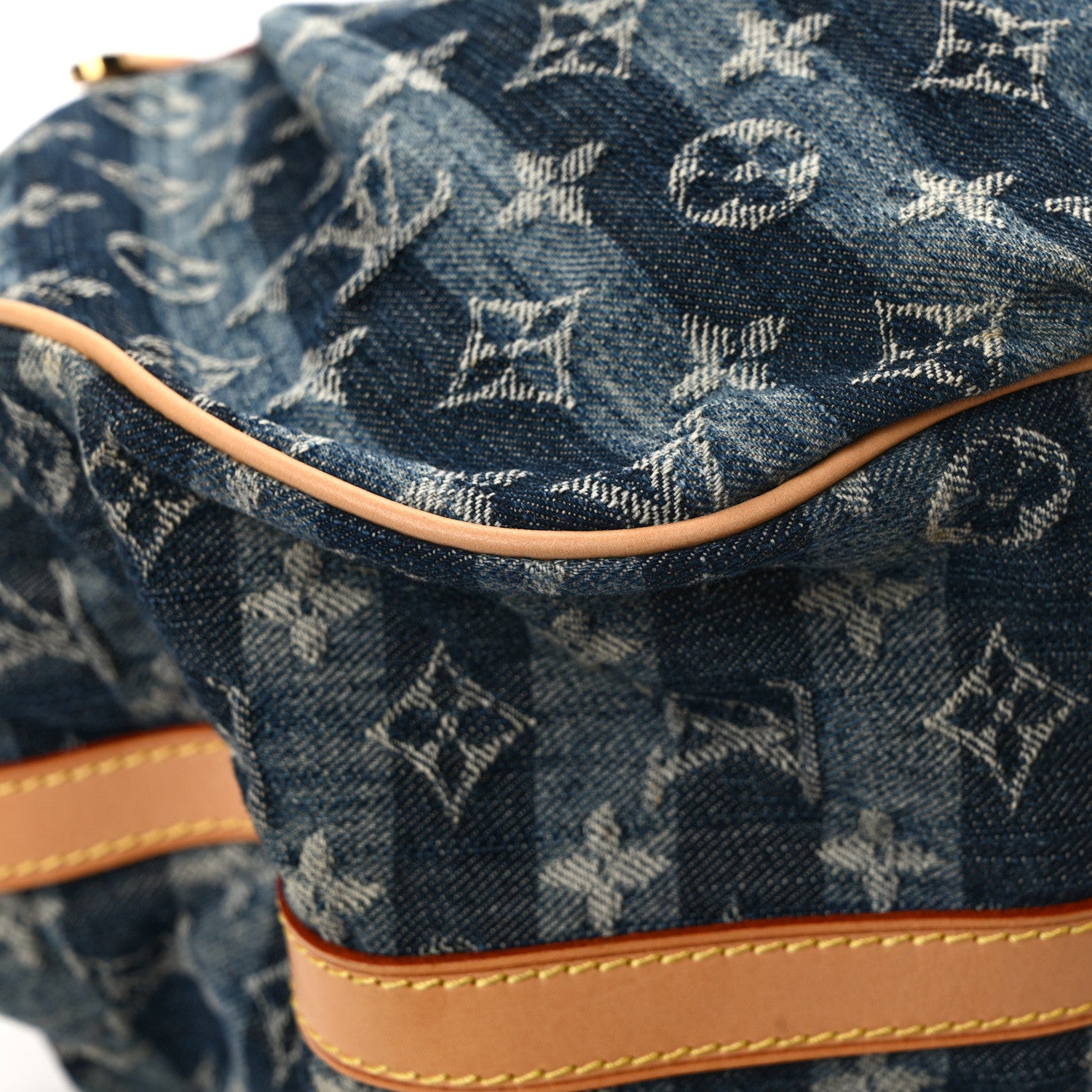 Louis Vuitton LOUIS VUITTON Denim Raye Cabas GM 10 of 14