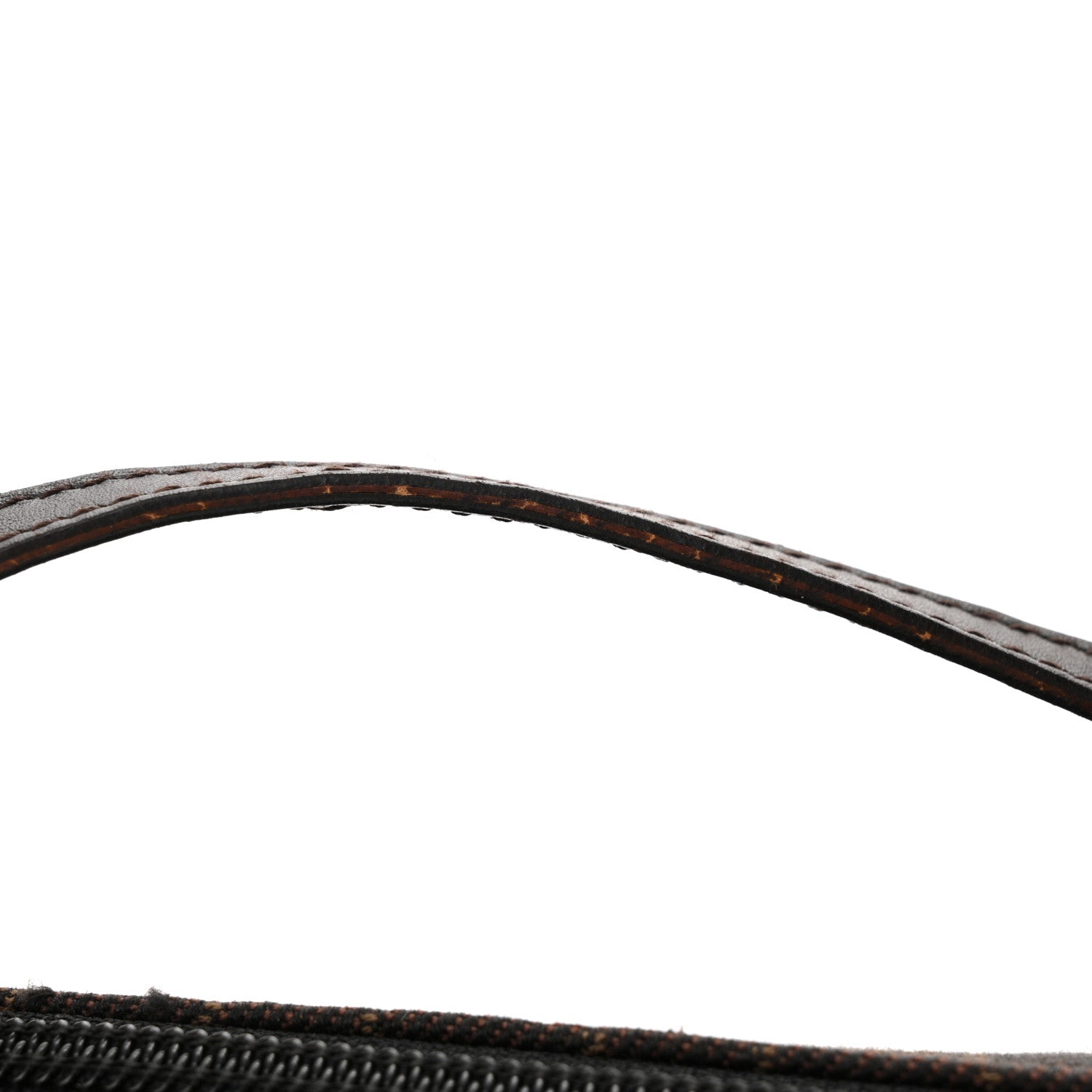 Gucci Denim Monogram Boat Pochette Dark Brown 15 of 15