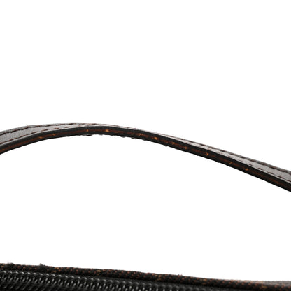 Gucci Denim Monogram Boat Pochette Dark Brown 15 of 15