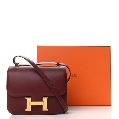 Hermes Grained Monsieur Constance 24 Rouge H 11 of 11