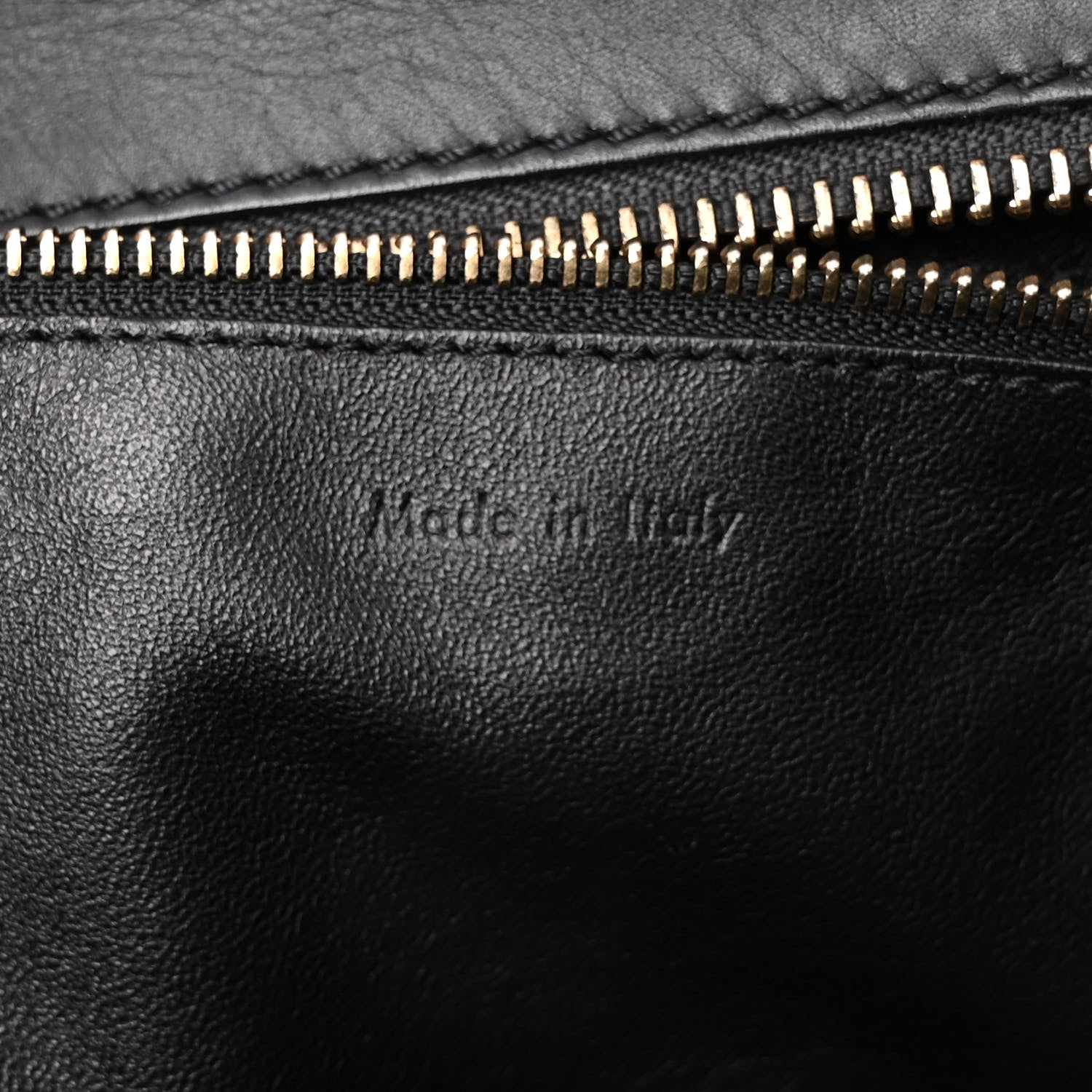 Celine Calfskin Shrunken Lambskin Micro Tri-Color Luggage Black Brown White 6 of 13