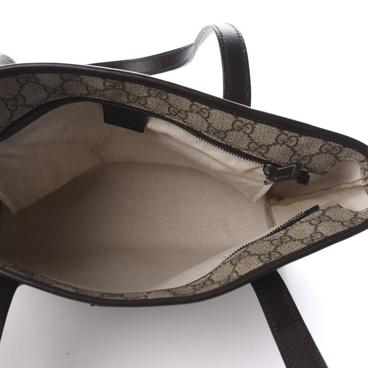 Gucci GG Supreme Monogram Small Joy Tote Dark Brown 7 of 9