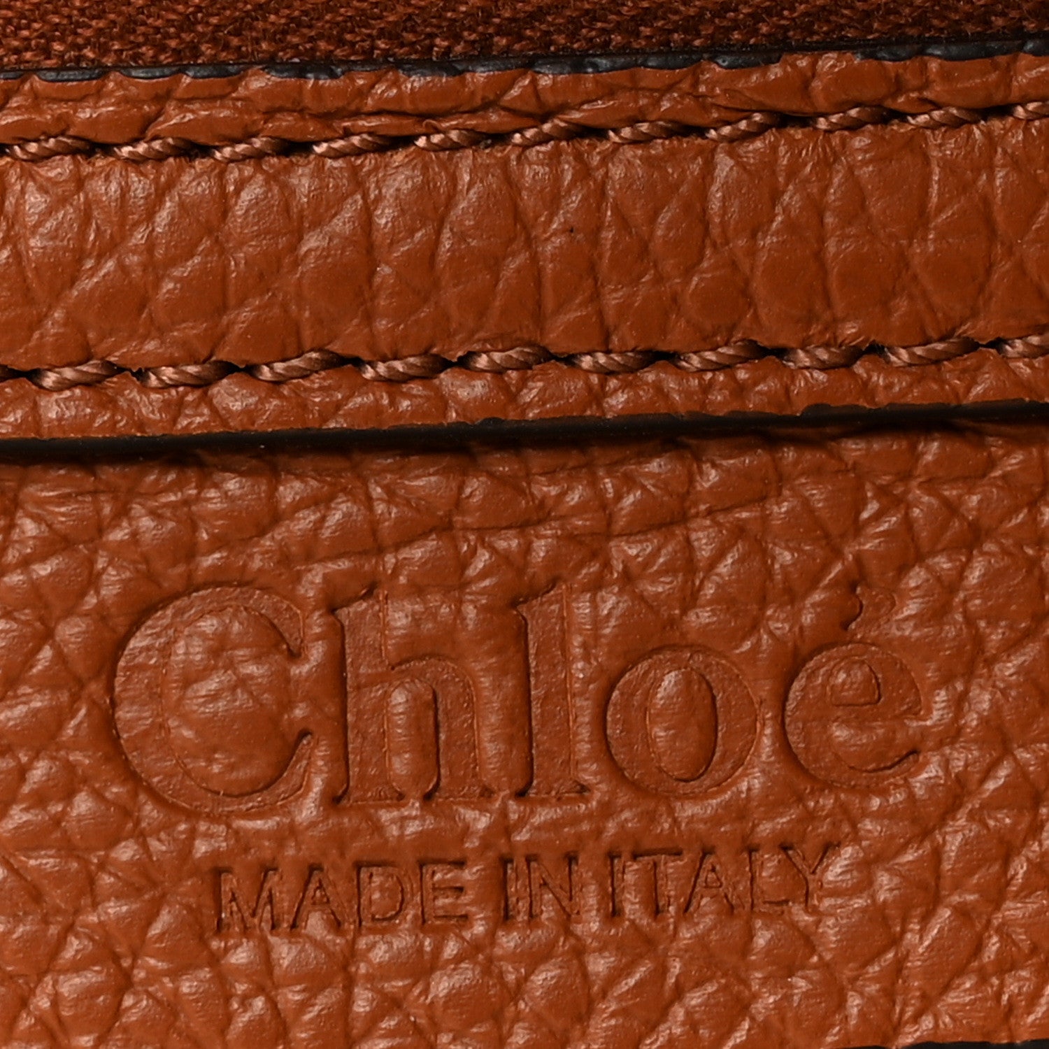 Chloe Calfskin Medium Marcie Satchel Tan 4 of 10