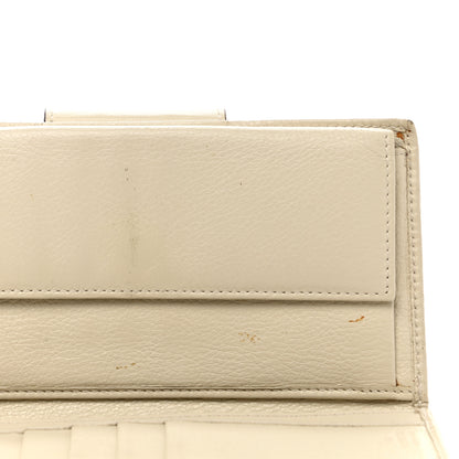 Gucci Guccissima Ladies Web Long Wallet Off White 14 of 15