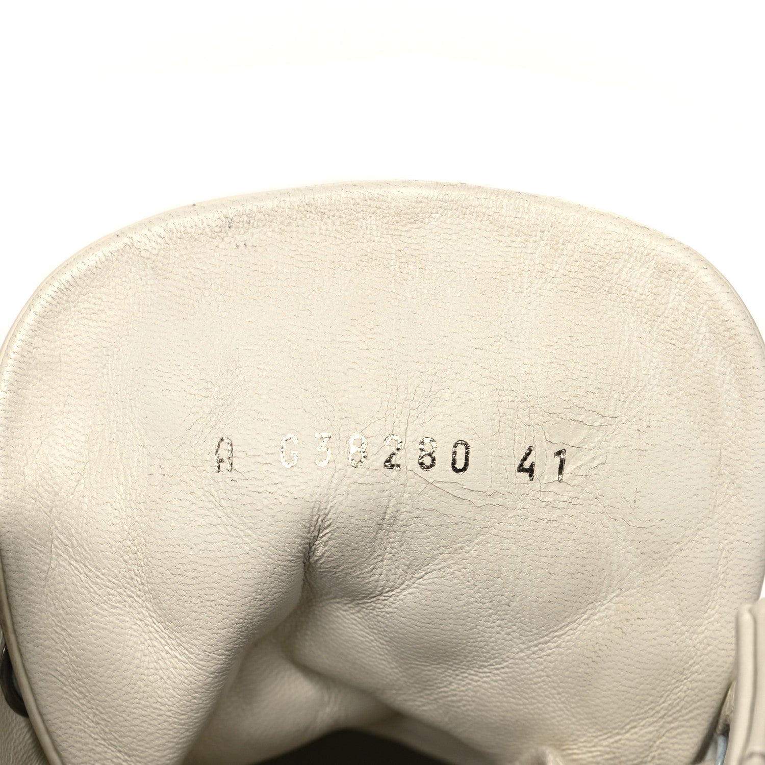 Chanel Calfskin High Top CC Sneakers 41 Ivory Black 8 of 8