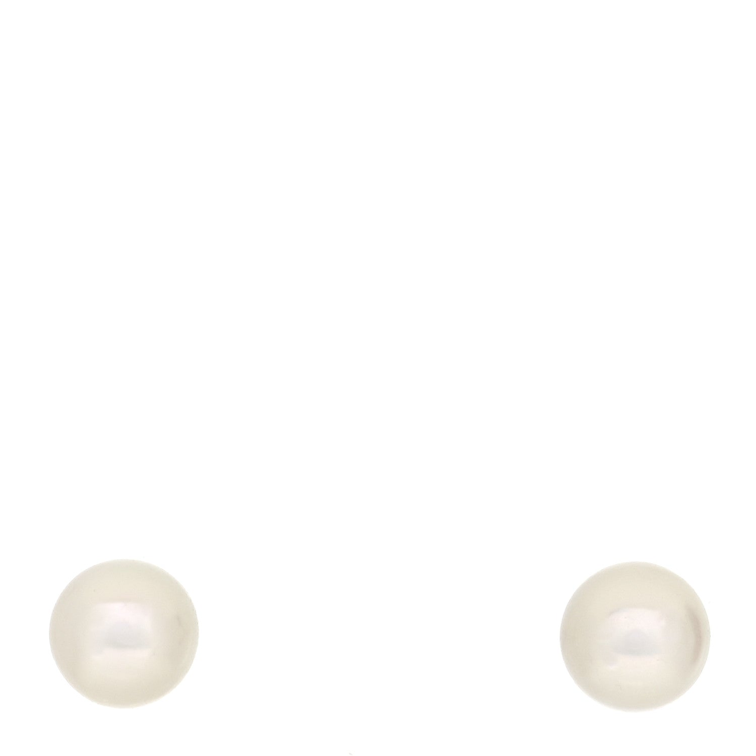 Mikimoto 18K White Gold Akoya Pearl 6-6.5mm Stud Earrings 2 of 8