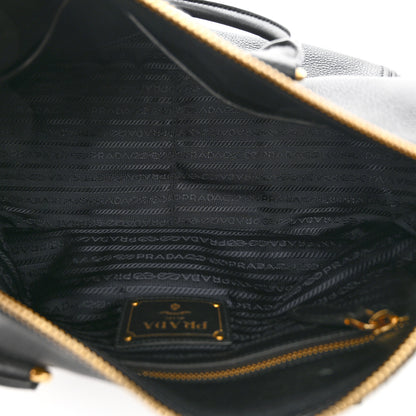 Prada Vitello Phenix Bauletto Black 5 of 10