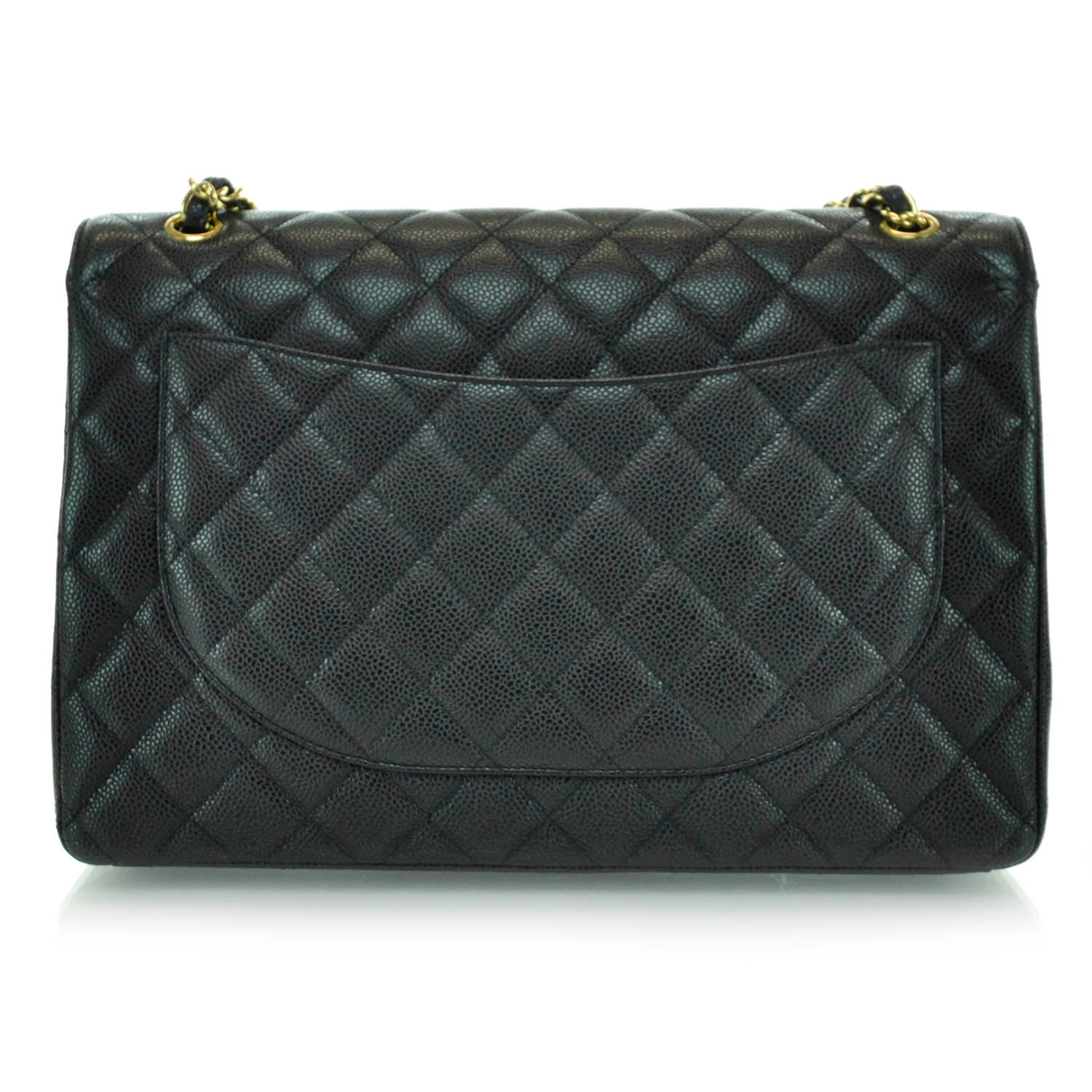 Chanel Caviar Quilted Maxi Double Flap Black 3 of 11