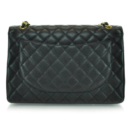 Chanel Caviar Quilted Maxi Double Flap Black 3 of 11