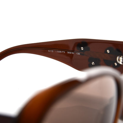 Chanel Camellia CC Sunglasses 5113 Brown 6 of 9