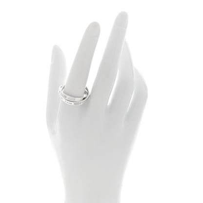 Tiffany Sterling Silver 1837 Interlocking Circles Ring 59 8.75 2 of 5