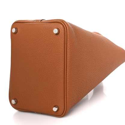 Hermes Taurillon Clemence Picotin Lock 18 PM Gold 9 of 10