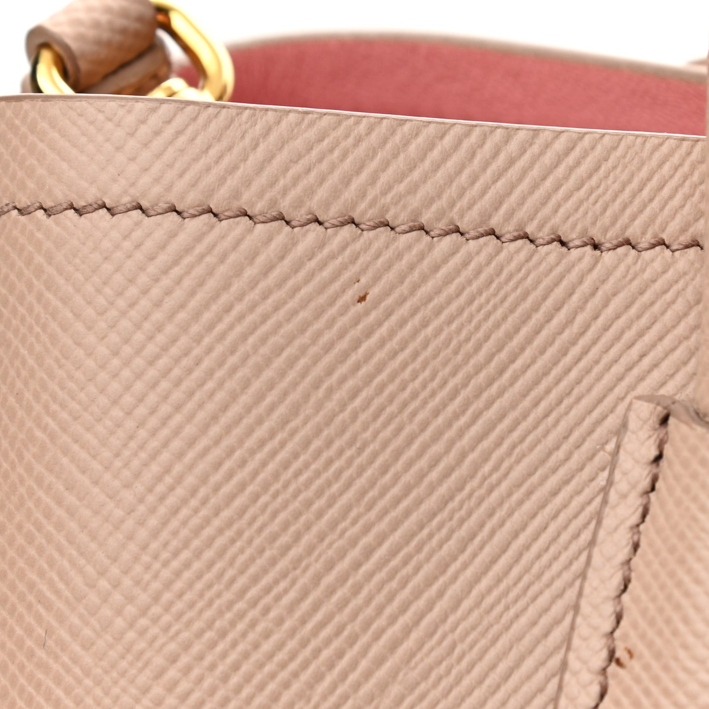 Saffiano Cuir Medium Double Bag Cammeo Rosa