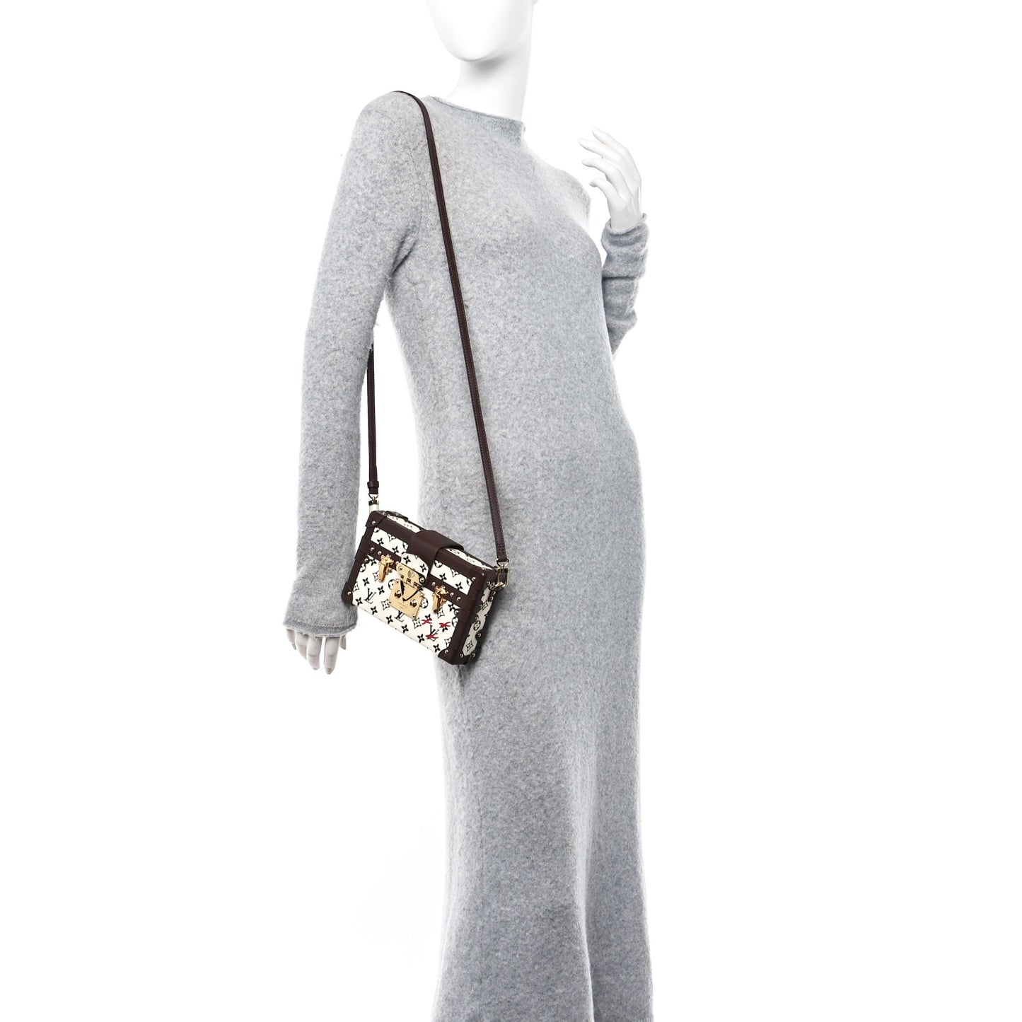 Monogram Petite Malle Black White