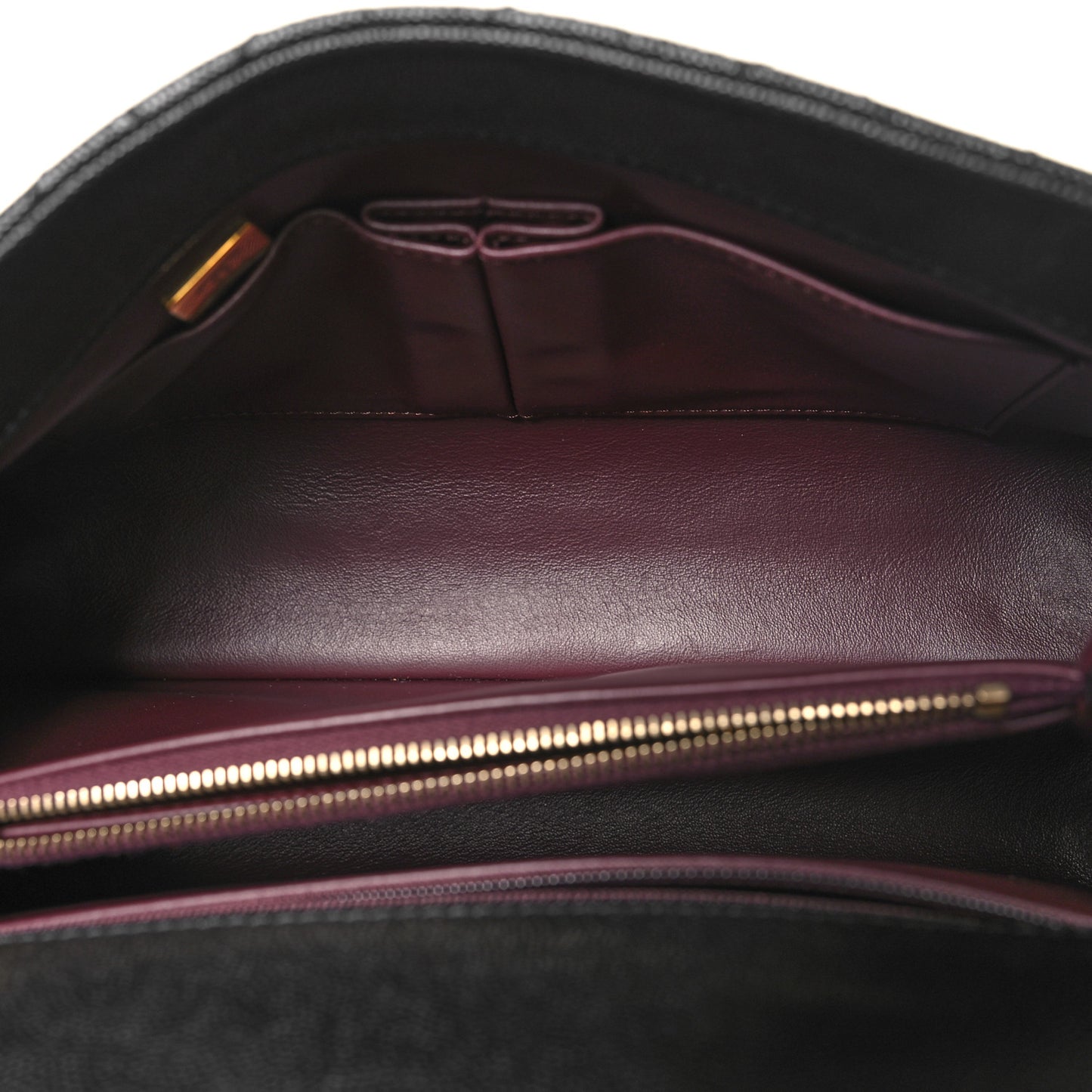 Caviar Quilted Small Coco Chain Handle Flap Black