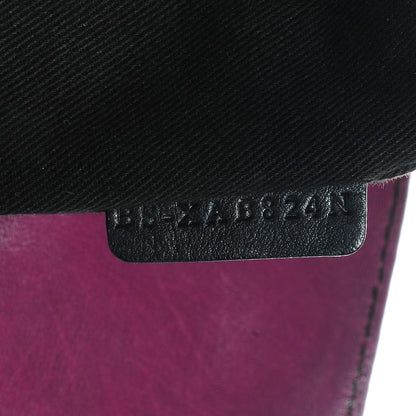 Valentino Garavani Patent Large Histoire Purple 5 of 7