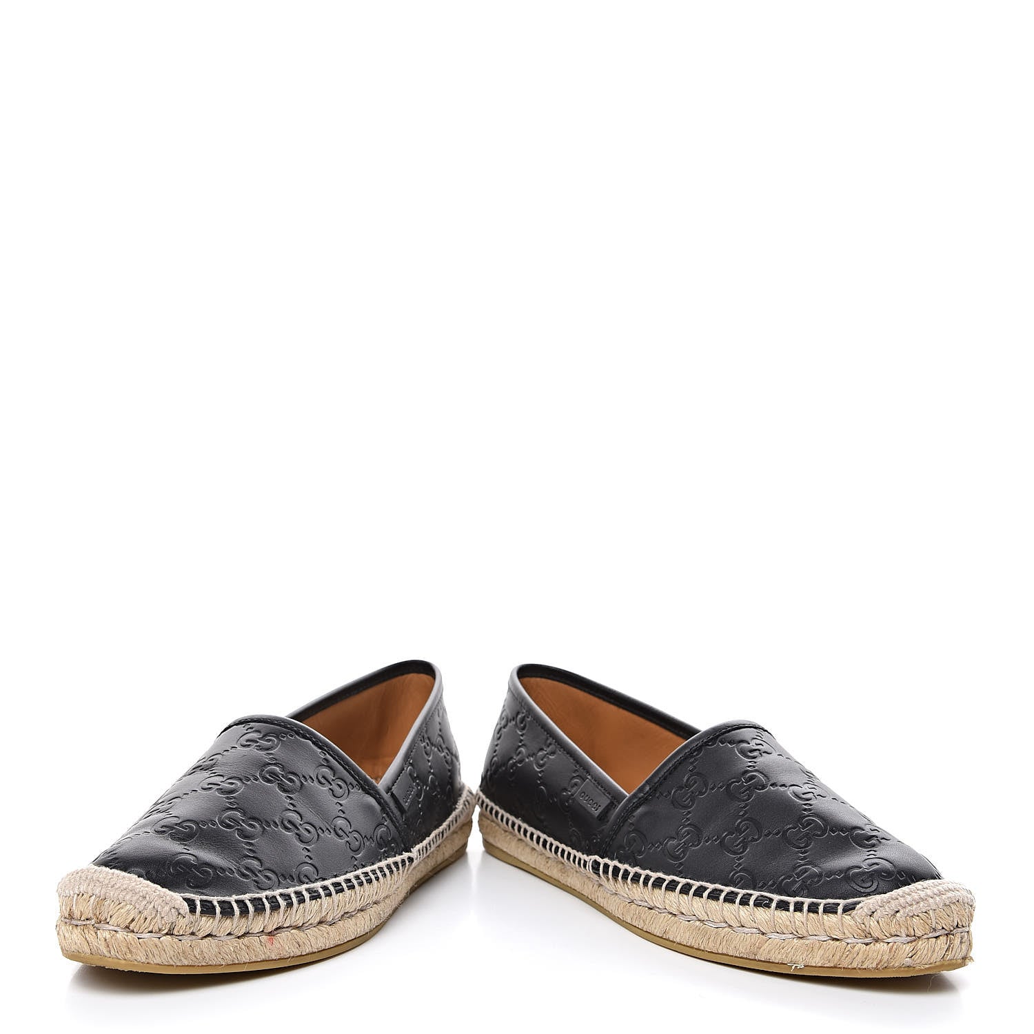 Gucci Guccissima Signature Espadrilles 40 Black 6 of 11