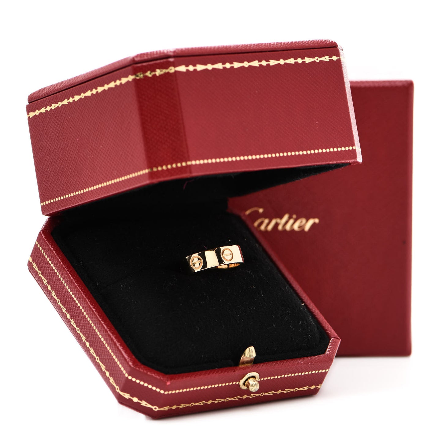 18K Yellow Gold 5.5mm LOVE Ring 50 5.25