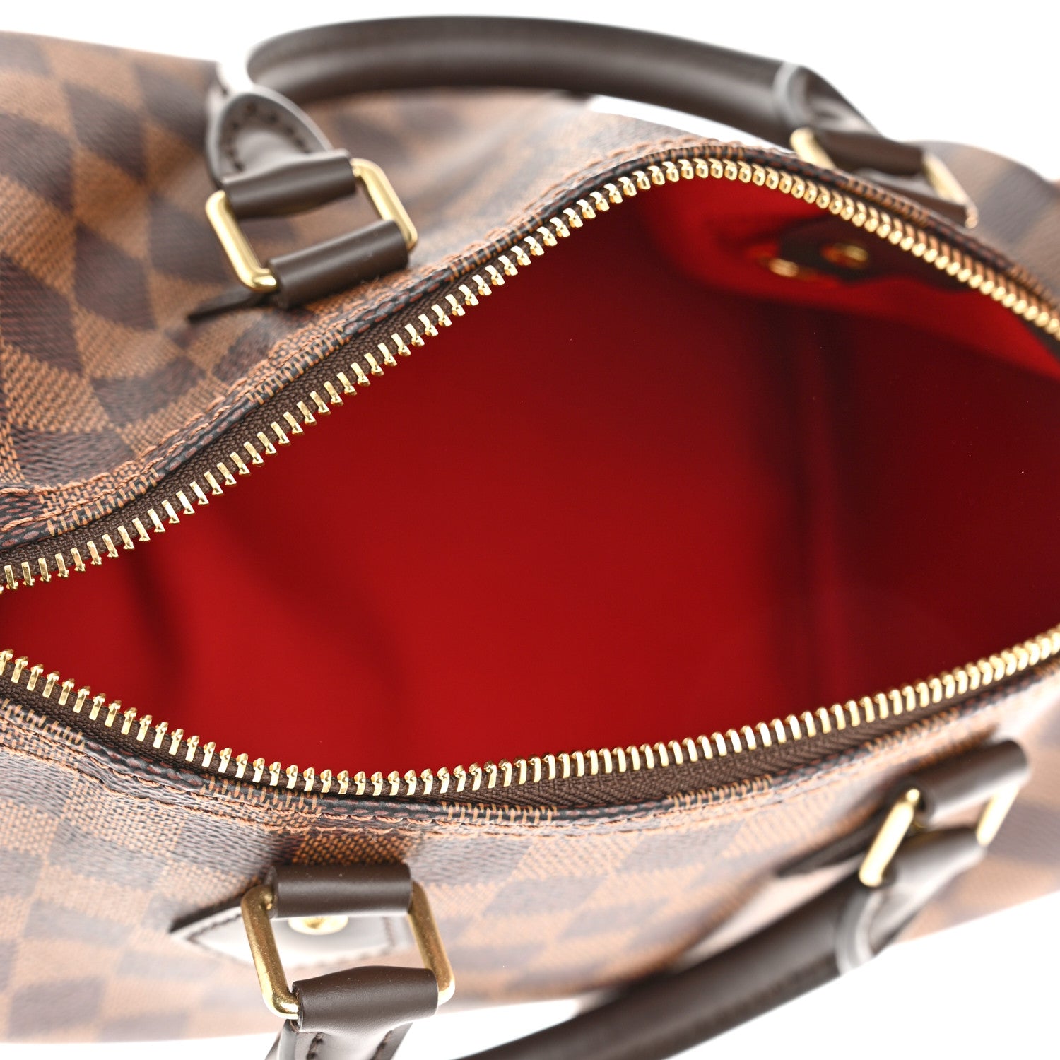 Louis Vuitton Damier Ebene Speedy 25 6 of 9