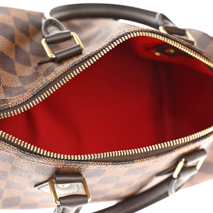 Louis Vuitton Damier Ebene Speedy 25 6 of 9