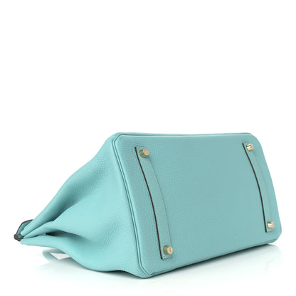 Hermes Togo Birkin 35 Bleu Atoll 4 of 15