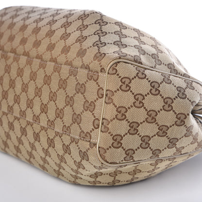 Gucci Monogram Medium Sukey Tote Champagne 11 of 15