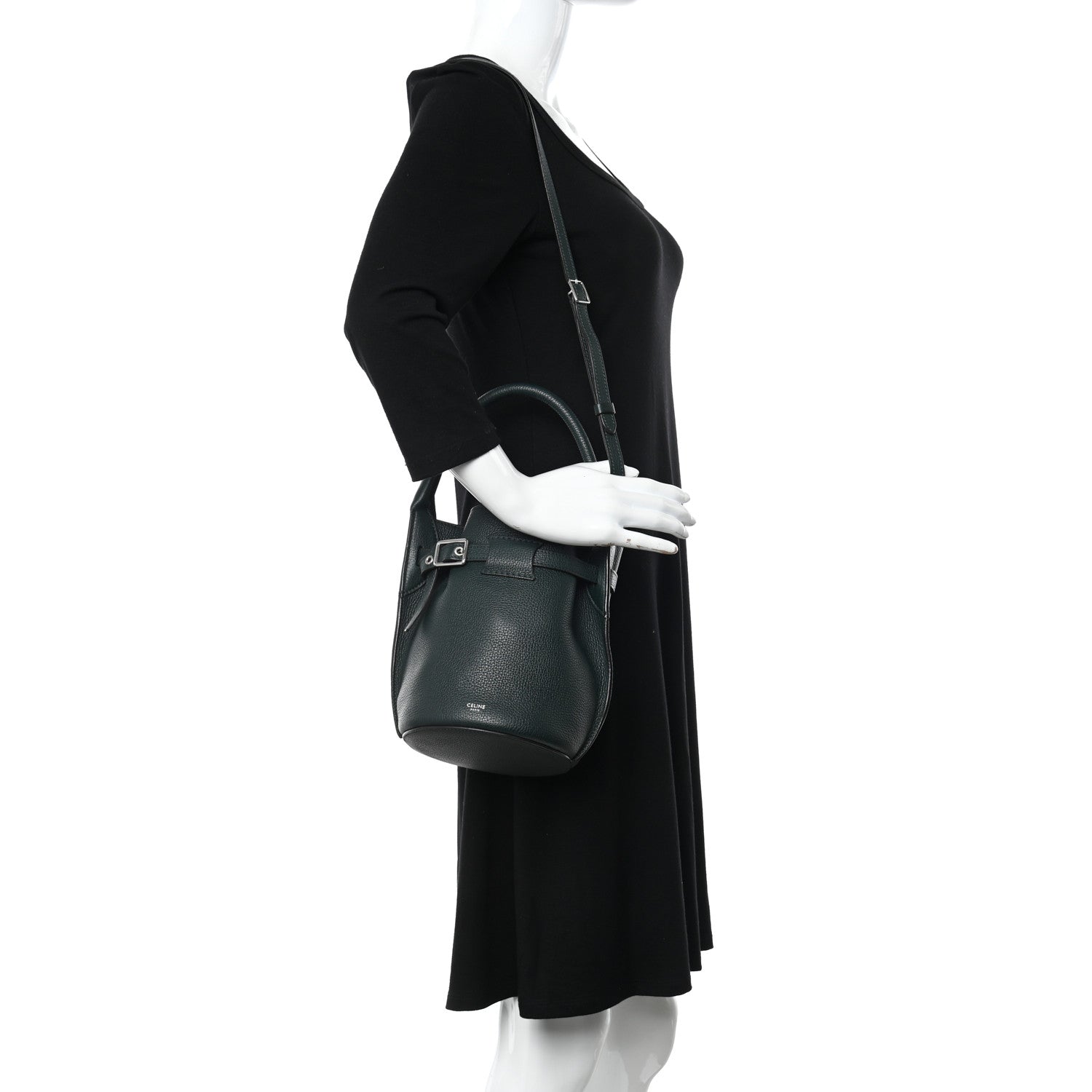 Celine Supple Grained Calfskin Nano Big Bag Bucket Amazone 2 of 12