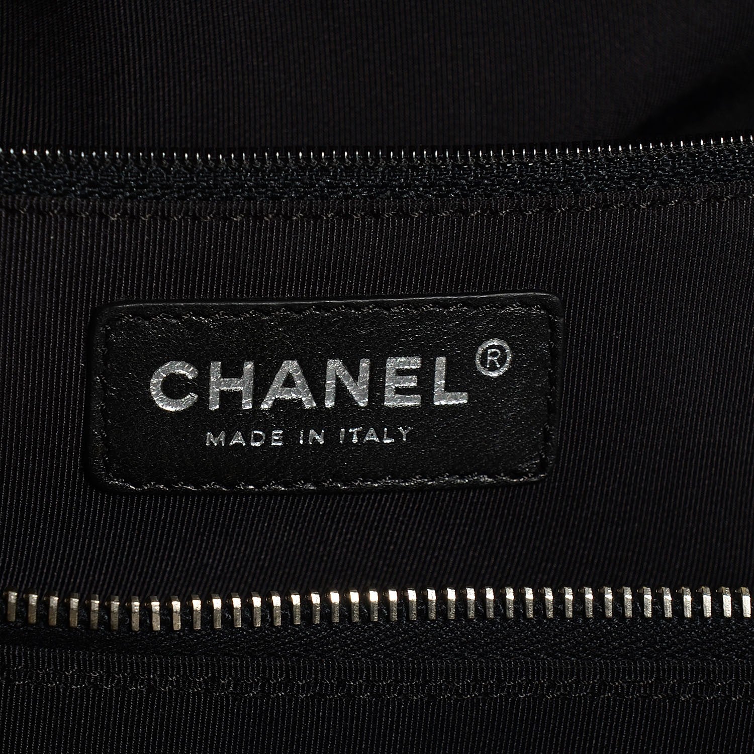 Chanel Calfskin Cerf Executive Shopper Tote Black 7 of 8
