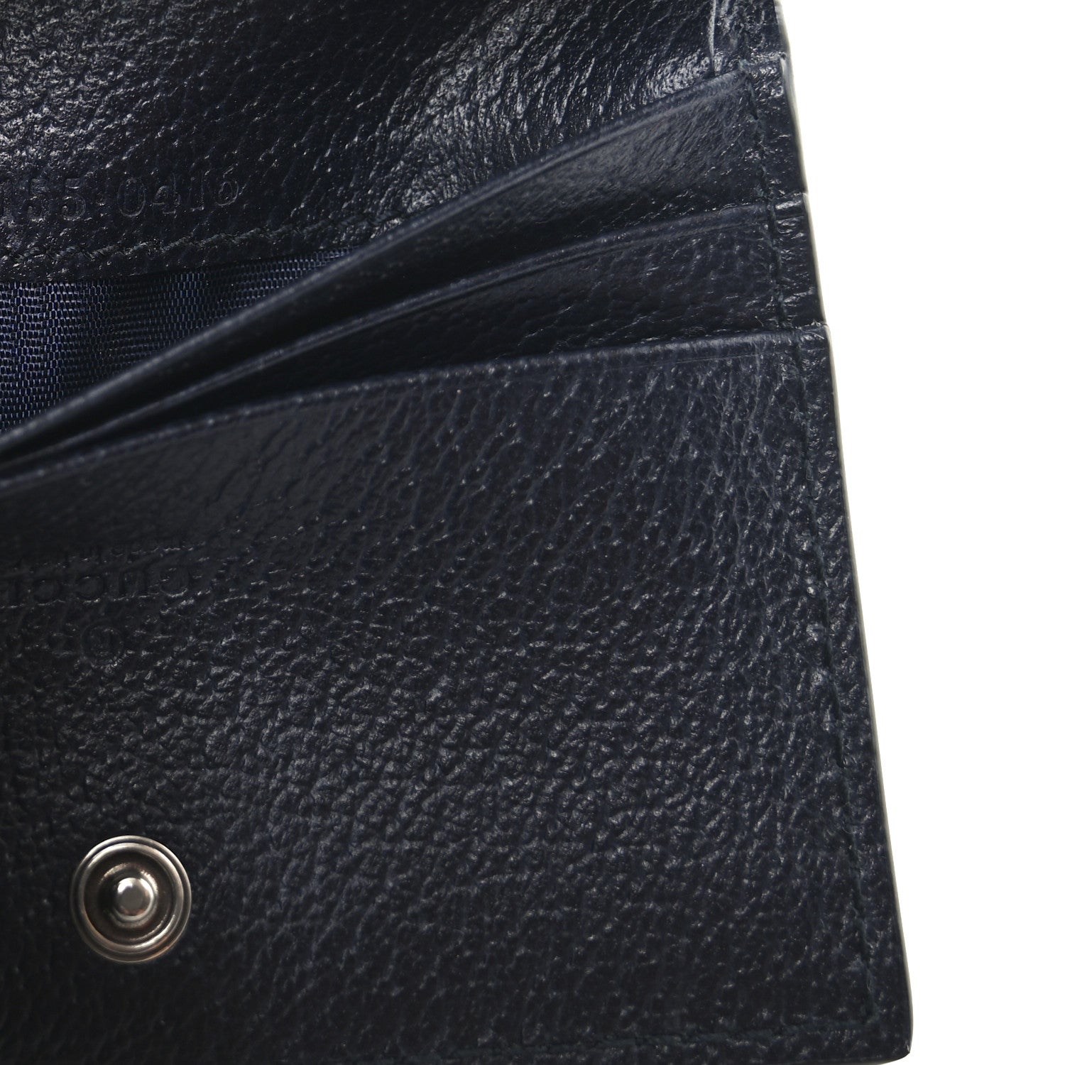 Gucci GG Supreme Monogram Textured Dollar Calfskin Web Ophidia Card Case Beige Blue 7 of 8
