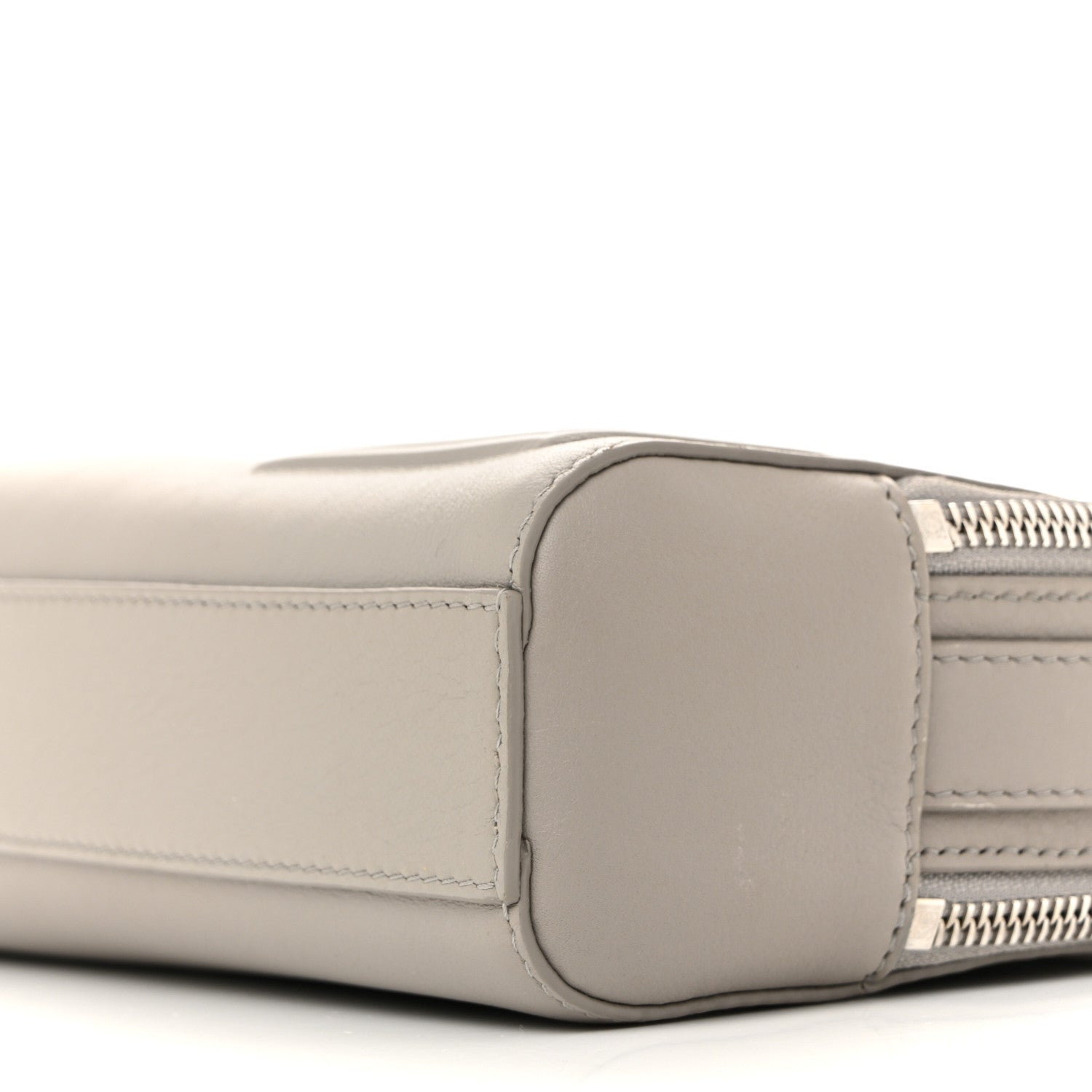 Loewe Satin Calfskin Mini Camera Bag Shell Grey 11 of 13