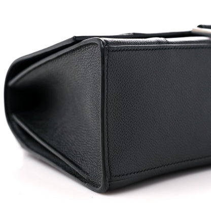 Balenciaga Grained Calfskin Medium Hourglass Top Handle Bag Black 7 of 10