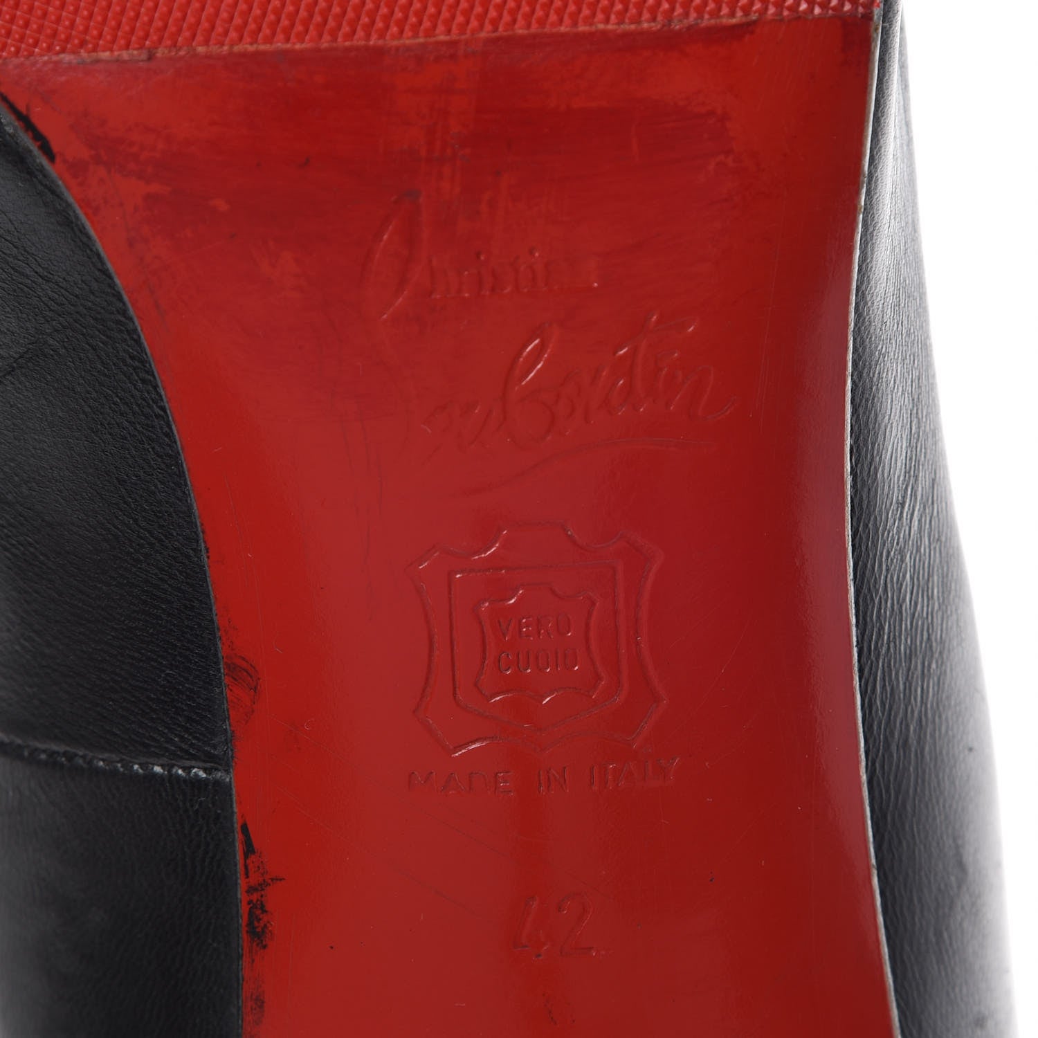 Christian Louboutin Nappa Decoltish 100 Pumps 42 Black 7 of 13
