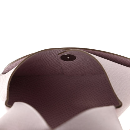 Hermes Epsom Calvi Card Case Mauve Pale 6 of 9