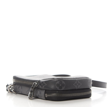 Louis Vuitton Monogram Eclipse Reverse Double Phone Pouch 3 of 8