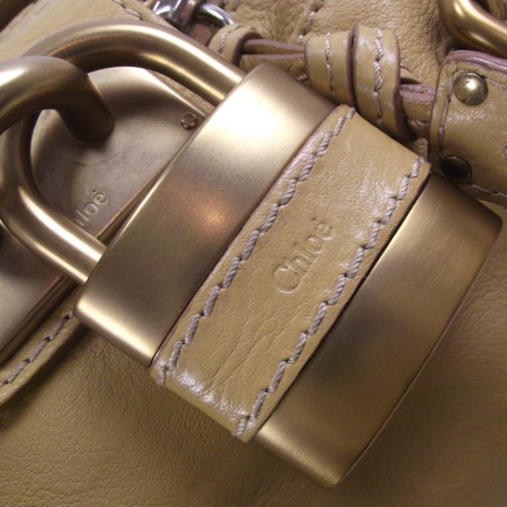 Chloe Leather Paddington Bag Maize 6 of 18