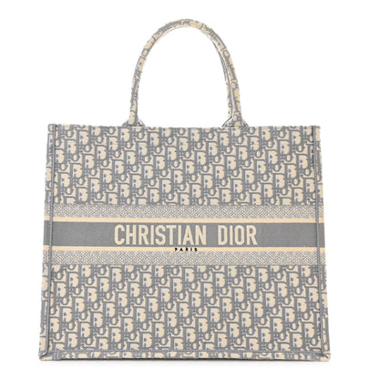 Christian Dior Oblique Large Book Tote Grey 1 of 14