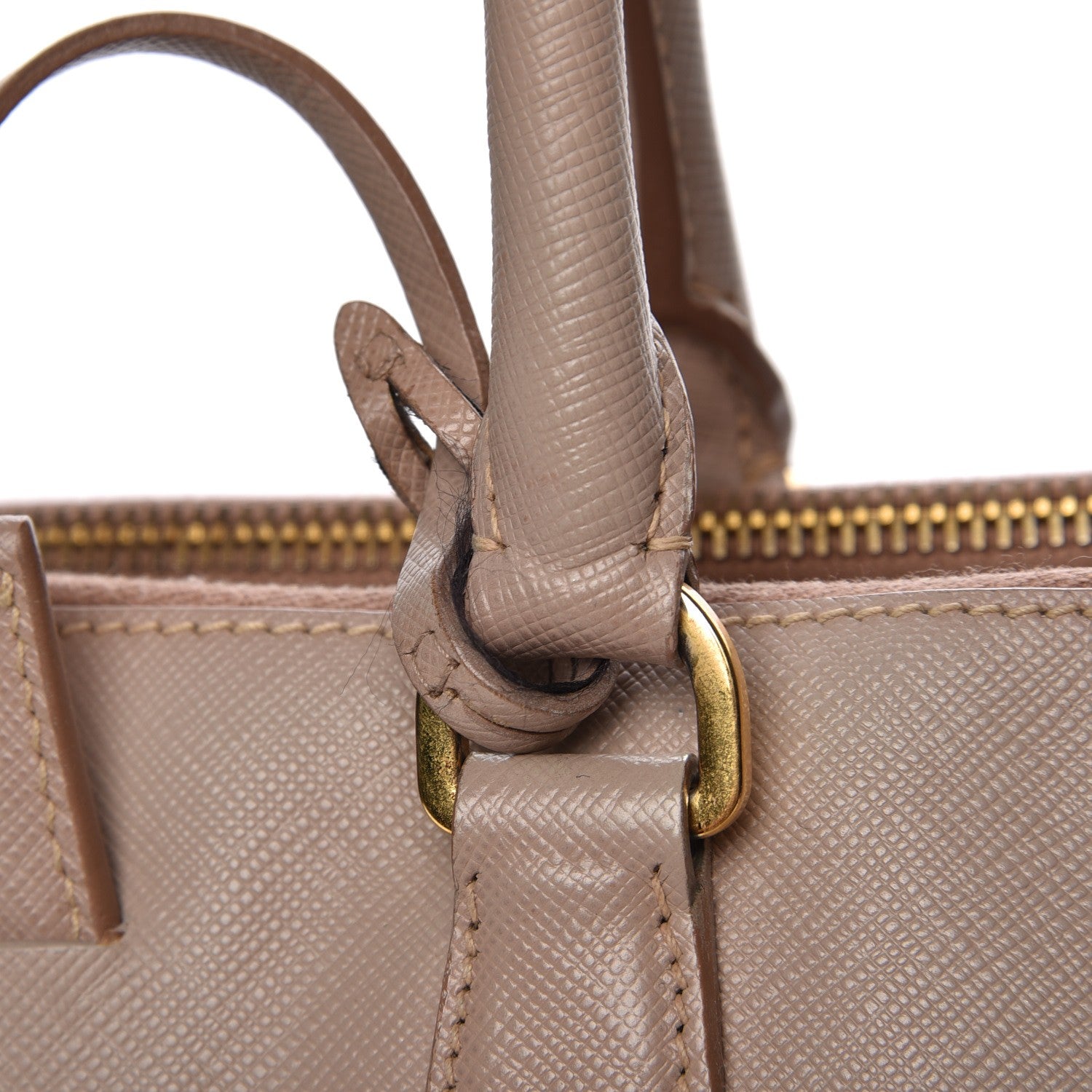 Prada Saffiano Large Galleria Double Zip Tote Cammeo 9 of 15