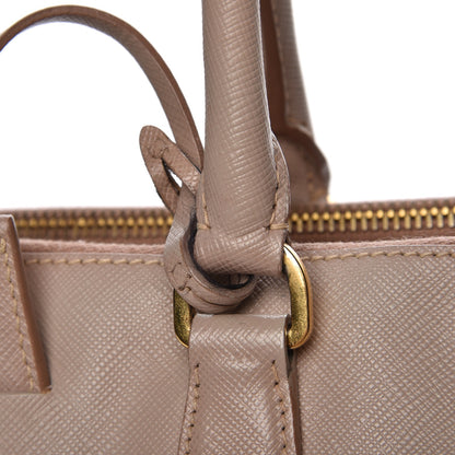 Prada Saffiano Large Galleria Double Zip Tote Cammeo 9 of 15