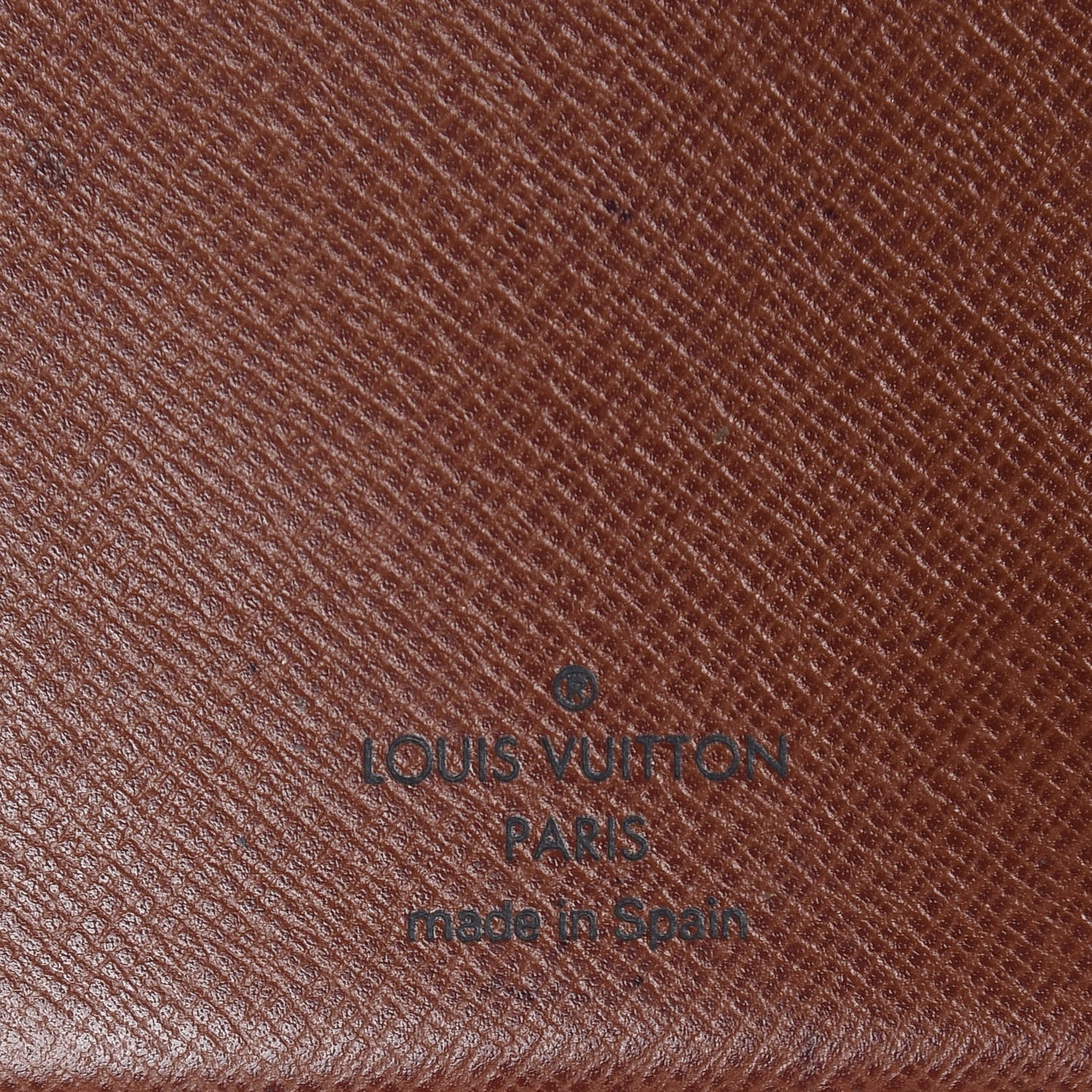 Monogram Checkbook Holder Case Wallet