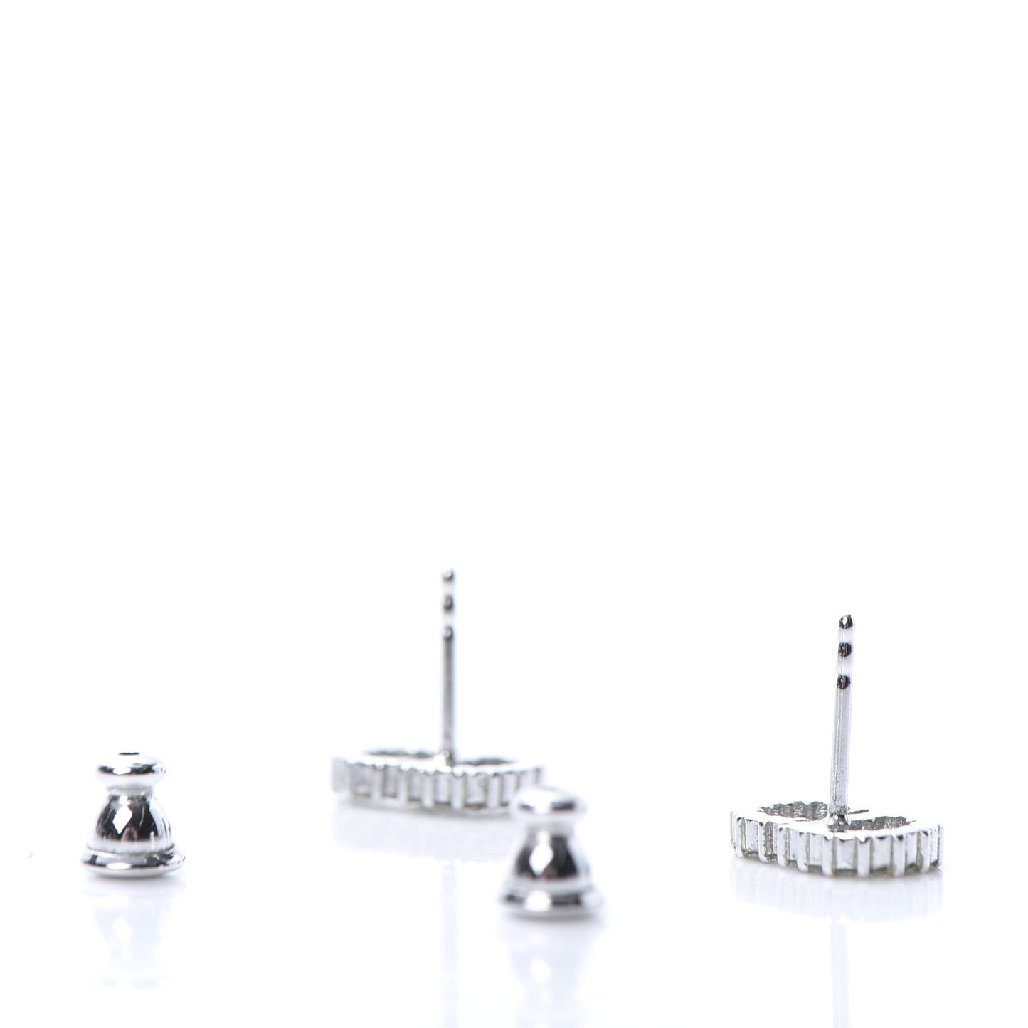 Crystal Clair D Lune Earrings Silver